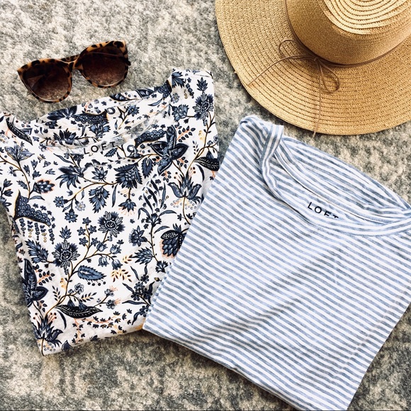 LOFT Tops - LOFT | Vintage Soft Printed T Shirt Bundle